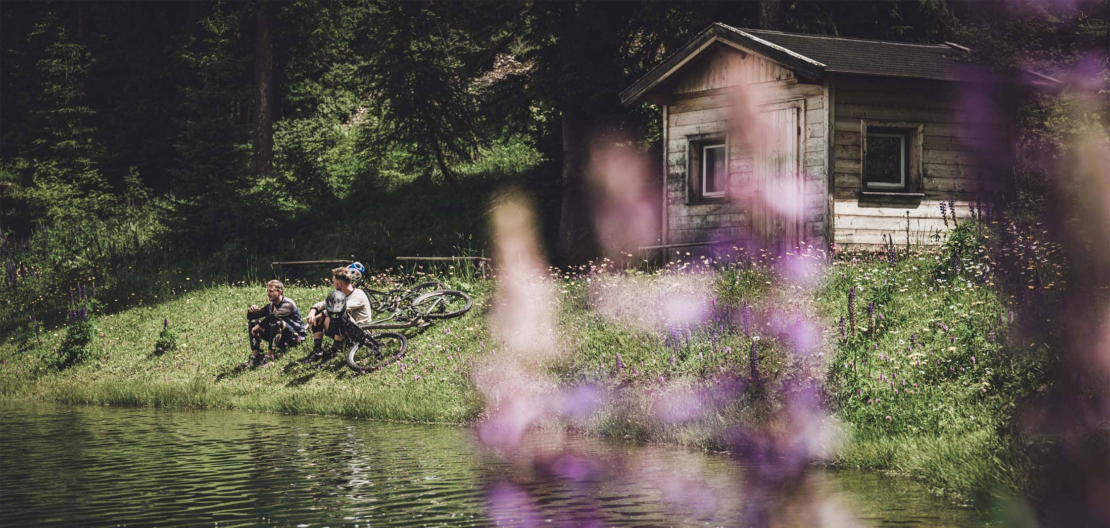 Bikeurlaub in Schladming - Pause am Bergsee